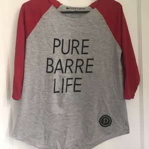 Pure Barre Baseball Tee